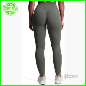 High Waisted PlushFlex Yoga Pants with Hidden Scrunch Ankle Leggings